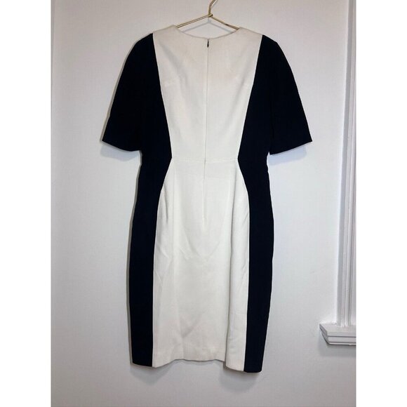 Aquilano Rimondi Sheath Dress Black White Size EU 44 - Picture 10 of 15
